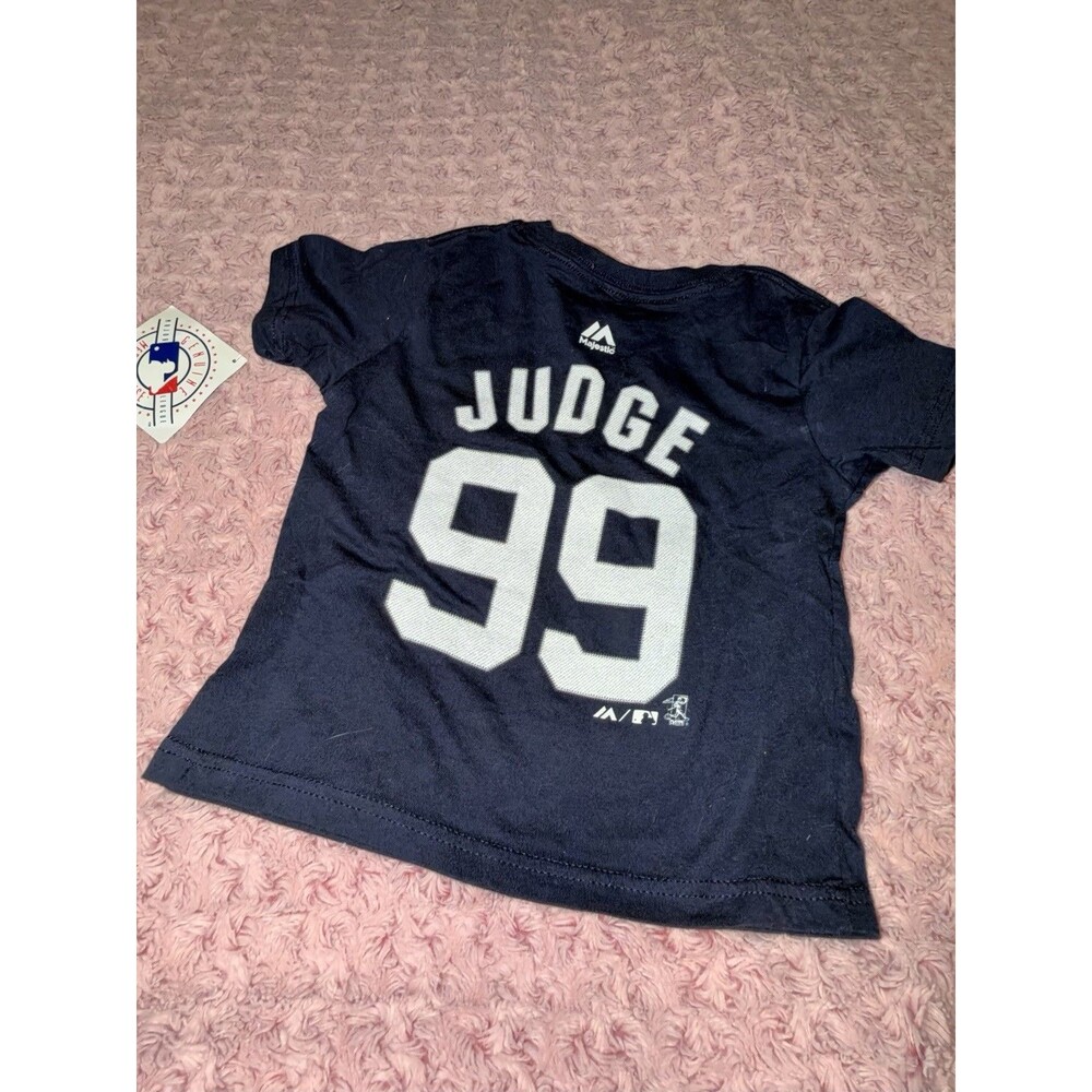 Toddler NY NEW YORK YANKEES Navy #99 JUDGE Jersey Like Shirt 24 Months NWT